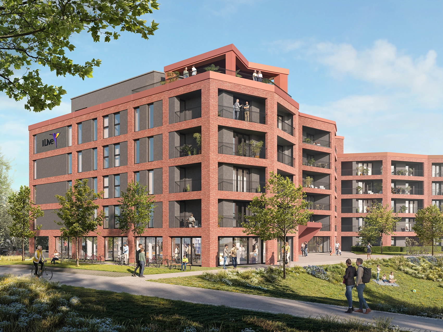 Sparkasse Hannover iLive Expo Campus Visualisierungsbeispiel